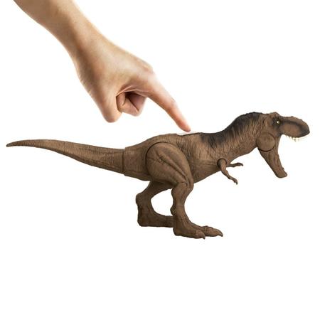 Boneco Dinossauro Com Som T-Rex 30cm Jurassic World Dino Escape Mattel