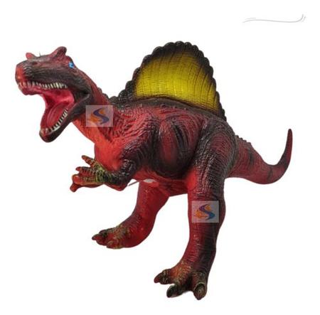 Imagem de Dinossauro Macio Tiranossauro Rex Borracha Som Grande 40 Cm