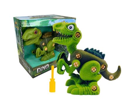 Dinossauro Monta Desmonta Dino Brinquedo Infantil T-Rex Dino Robo De Montar  Com Ferramenta Coleção : : Brinquedos e Jogos