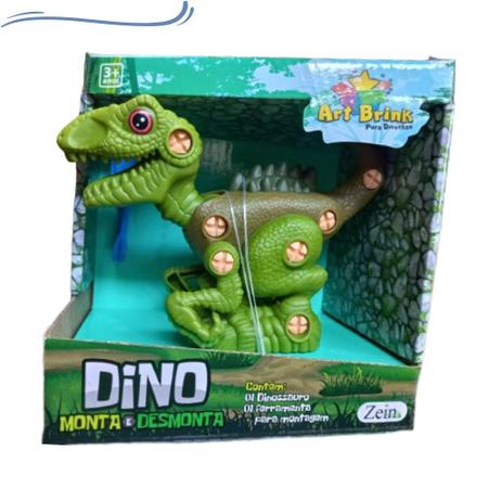 Dinossauro Robô Monta e Desmonta 12,5 cm Sortidos - Art Brink 329419