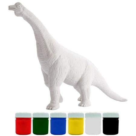 Bebê Dinossauro De Brinquedo Infantil Para Colorir +3 Tintas - Bee Toys -  Bonecos - Magazine Luiza