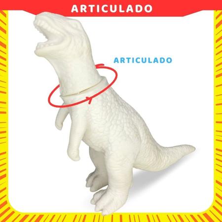 Dinossauro Para Colorir Brinquedo Com Tinta Guache Pintura - Europio Imagem de Dinossauro Para Colorir Brinquedo Com Tinta Guache Pintura