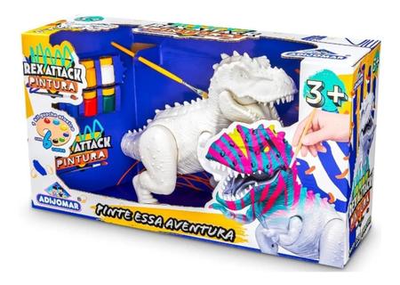 Dinossauro Para Pintar Tiranossauro Rex Com Boca Articulada - Adijomar Imagem de Dinossauro Para Pintar Tiranossauro Rex Com Boca Articulada