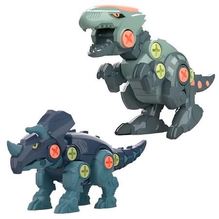 Brinquedo Dinossauro Colorido Parafuso Dino Vermelho em Promoção na  Americanas