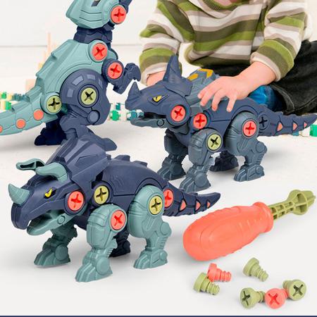 Brinquedo Dinossauro Colorido Parafuso Dino Vermelho em Promoção na  Americanas