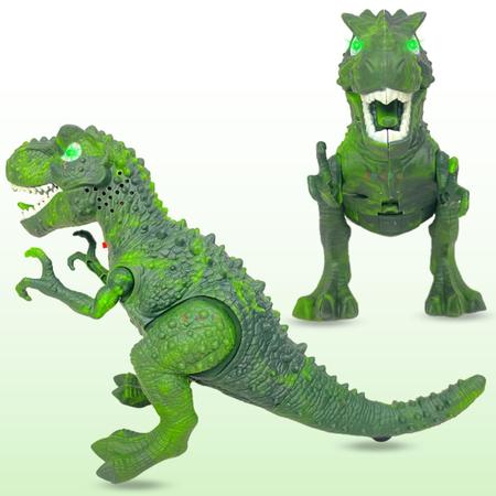 Dinossauro Rex de Brinquedo Anda Som e Luz Tiranossauro