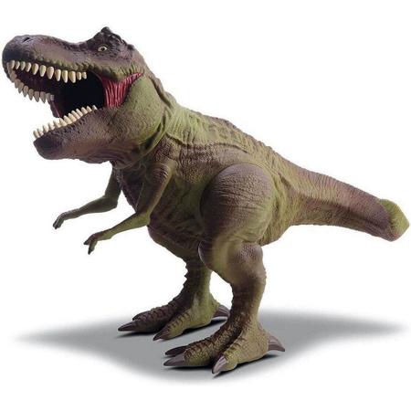 Dinossauro Rex Grande T-rex Ataca Come E Faz Cocô 35cm - Divertoys