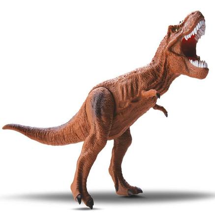 Imagem de Dinossauro T-Rex De Brinquedo Boneco Tiranossauro Rex Em Vinil C/ 36 Cm - Bee Toys
