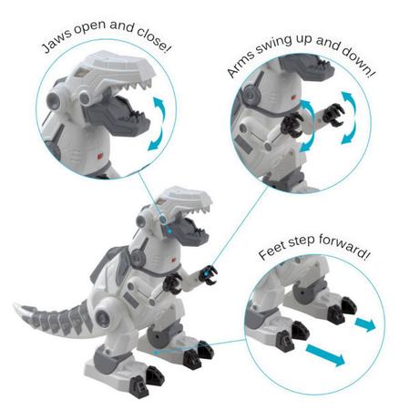 Dinossauro Robô T-Rex com Luzes e Sons - 99 Toys - MP Brinquedos