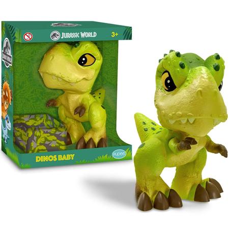 Dinossauro T-Rex Dinos Baby Universal Jurassic World 1460 - Pupee - Bonecos  - Magazine Luiza