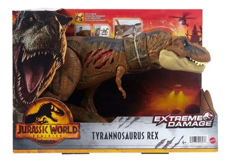 Dinossauro Articulado com Som - Tiranossauro Rex - Ataque e Devore -  Jurassic World Dominion - Mattel - Bonecos - Magazine Luiza