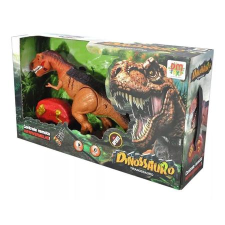 Imagem de Dinossauro Tiranossauro 50cm Com Controle Remoto DMT5399 - DM Toys