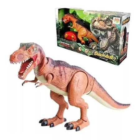 Imagem de Dinossauro Tiranossauro 50cm Com Controle Remoto DMT5399 - DM Toys