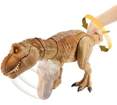 Dinossauro Tiranossauro Rex Rugido - Jurassic World Mattel em