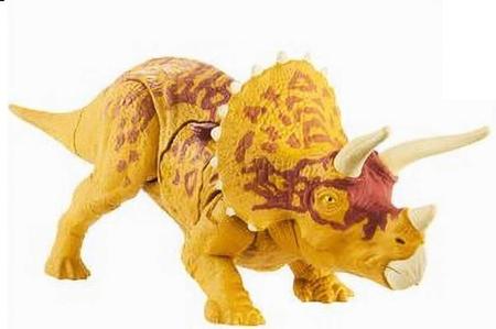 Imagem de Dinossauro Triceratops Jurassic World Battle Damage - Mattel