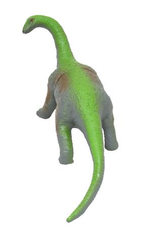 Pequeno filhote de dinossauro verde com manchas amarelas