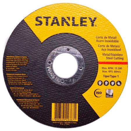 Imagem de Disco Abrasivo Corte Fino 115mm  4.1/2 Sta8061 - Stanley