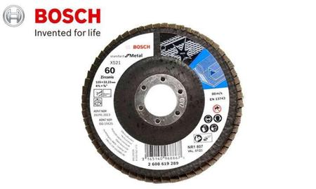 Imagem de Disco Bosch Flap Standard For Metal 115mm X 22,23mm 4.1/2x7/8 Grão 120