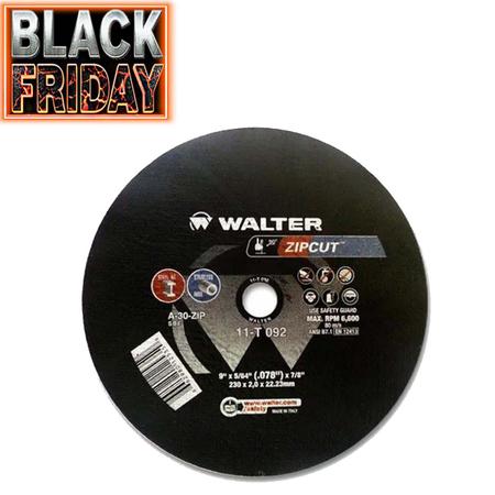 Disco De Corte 9 x 5/64 x 7/8 Zipcut 11T092 Walter - Disco de Corte -  Magazine Luiza