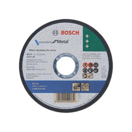 Imagem de Disco de corte bosch standard for metal 115x1mm reto