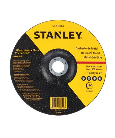 Imagem de Disco de Desbaste Metal Stanley 7 x 6,0mm x 7/8 STA0414