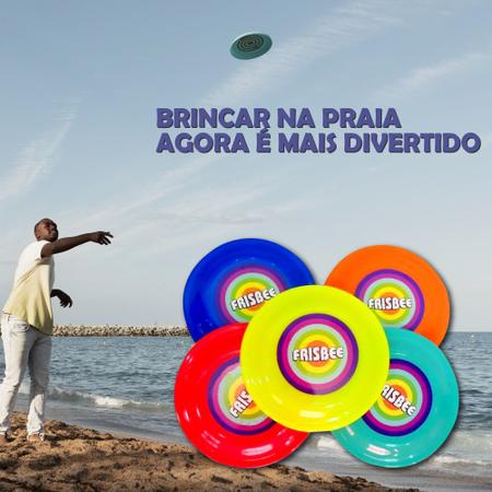 Disco de Frisbee Arremesso Voa Brinquedo Infantil Plástico Para Praia –  Sabia Brecho Infantil