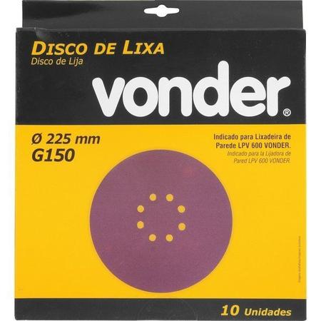 Imagem de Disco de Lixa 225 mm, Grão 150, para a Lixadeira LPV 600 e LPV 1000 Vonder
