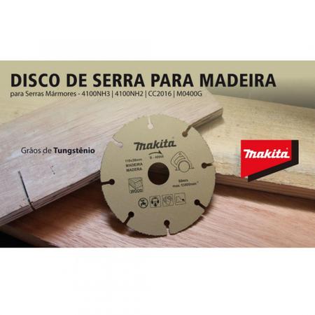 Imagem de Disco De Serra Para Madeira de Tungstênio B40668 Makita