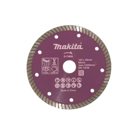 Imagem de Disco Diamantado 5" 125mm Multi-Material Makita D-72899 - para Serra Mármore de 5"