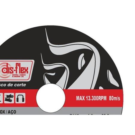 Imagem de Disco Inox Disflex 4.1/2 X 7/8 15055 ./ Kit Com 10