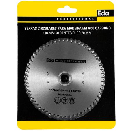 Imagem de Disco Lâmina de Serra 110mm Madeira 60 Dentes Profissional