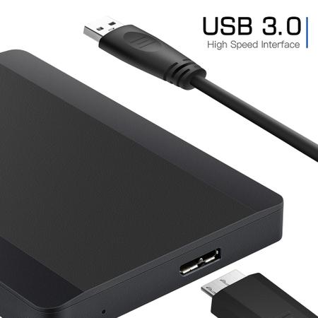 Imagem de Disco rígido externo portátil PASKOO 250GB USB 3.0