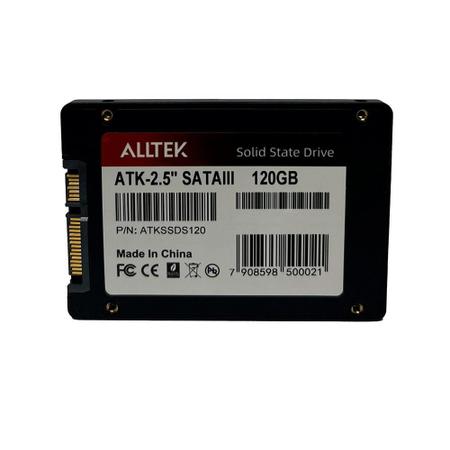 Imagem de Disco Sólido Interno Hd Ssd Alltek 2.5 Sata Iii 6 Gbs 120Gb