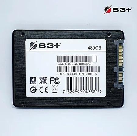 Imagem de Disco Solido Ssd S3+ 480gb 2.5'' Sata3 6gb/s 480 S3ssdc480