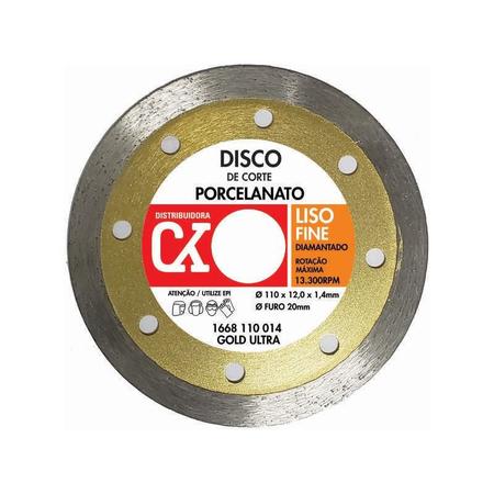 Imagem de Disco Ultra Fine 110x1,2X8mm - Liso/porcelanato