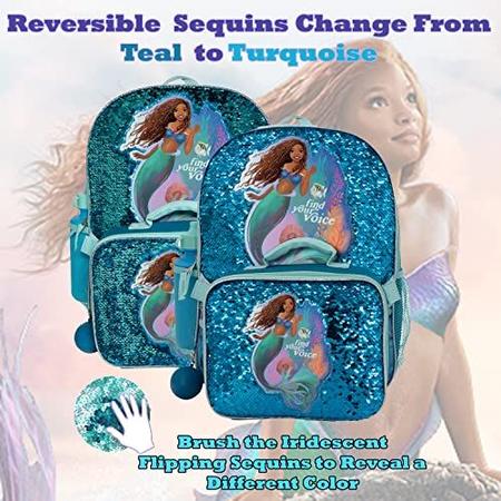 Imagem de Disney A Pequena Sereia Filme 4 Piece Mochila Set, Flip