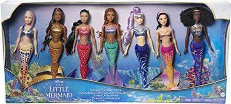 Disney A Pequena Sereia Ultimate Ariel Sisters 7-Pack Se - Mattel - Bonecas  - Magazine Luiza