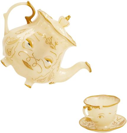 Imagem de Disney Beauty &amp The Beast Live Action Enchanted Tea Set Playset