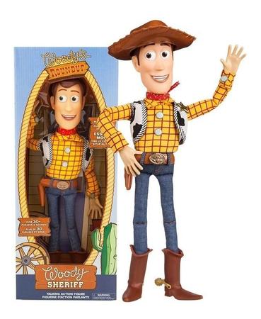 Imagem de Disney Boneco Woody Xerife Toy Story 38cm Fala Inglês