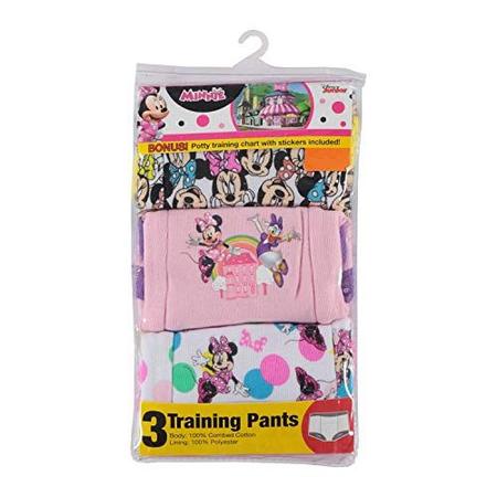 Disney Girls's 3pk Minnie Mouse Potty Training Pants Multipack,  MinnieTraining3pk, 2T - Porta lanche - Magazine Luiza