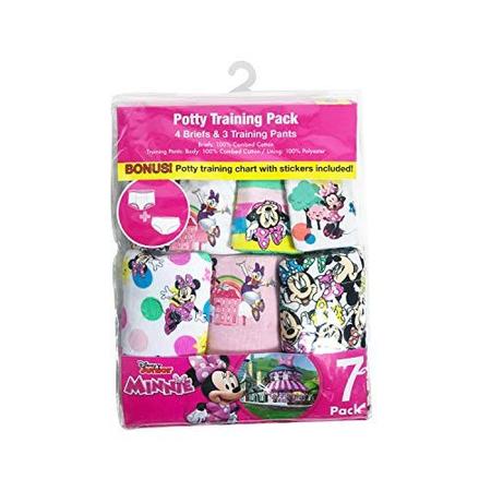 Disney Girls' Toddler Minnie Mouse Potty Training Pants Multipack,  MinnieCombo7pk, 3T - Moda Infantil - Magazine Luiza
