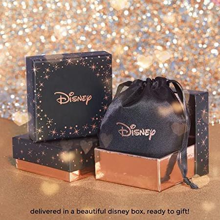 Imagem de Disney Minnie Mouse Birthstone Joias para mulheres, Sterling Silver Pave Brincos de Cravo de Cristal, Maio