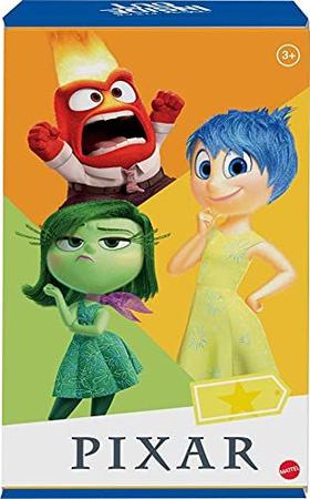Imagem de Disney Pixar Inside Out Anger &amp Joy Action Figures, Altamente Posable com Detalhes Autênticos, Brinquedo de Filme Colecionável, Presente Infantil Idades 3 Anos e Mais Velho