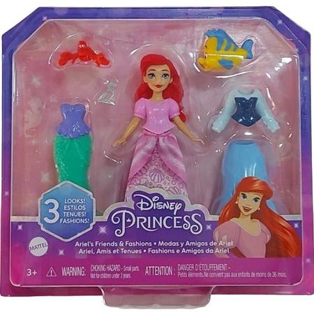 Conjunto de Boneca e Roupas da Princesa Ariel