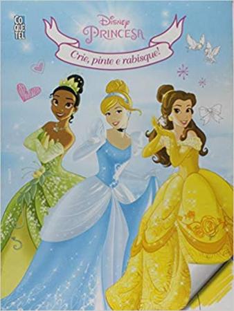 Imagem de Disney princesas - crie, pinte e rabisque - EDIOURO PUBLICACOES - GRUPO EDIOURO