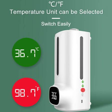 Imagem de Dispensador automático de sabão com termômetro de indução sem contato