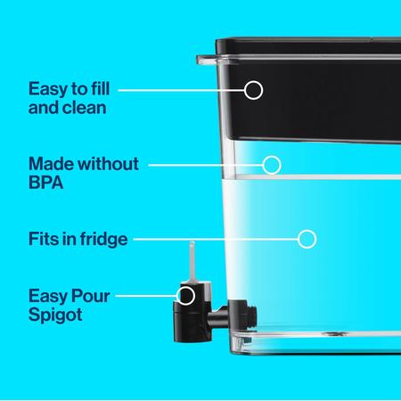 Imagem de Dispensador de água Brita UltraMax Large de 27 xícaras com filtro