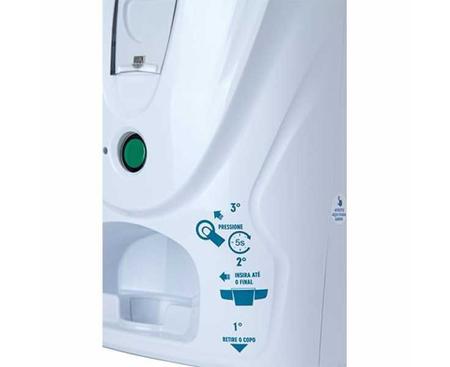 Imagem de Dispenser 3X1 Fio Dental + Enxaguante Bucal e Porta Copos Standard Branco 110V Hálito Puro