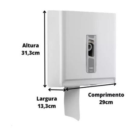 Imagem de Dispenser De Papel Higiênico Rolão 200/500m Bco Nobre Street