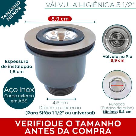 Dispenser Dosador Detergente 350ml E Valvula Pia Cozinha 3 1/2 Inox Ralo Basket Com Cesto Higienico Escoamento Cuba E Porta Detergente De Embutir Kit - Dona D.cor Imagem de Dispenser Dosador Detergente 350ml E Valvula Pia Cozinha 3 1/2 Inox Ralo Basket Com Cesto Higienico Escoamento Cuba E Porta Detergente De Embutir Kit
